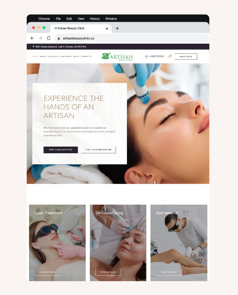 Artisan Beauty Clinic Preview Four