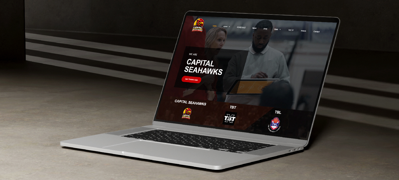 Capital Seahawks Website Redesign