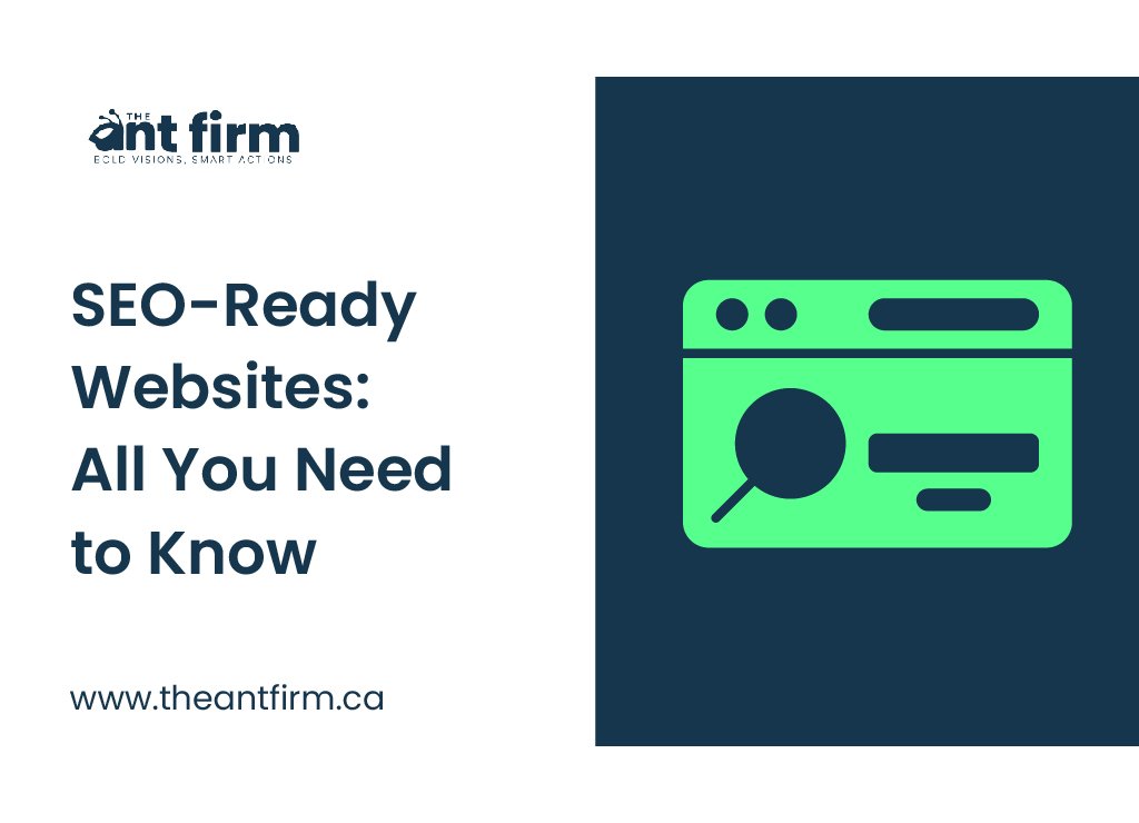 Illustration representing an SEO-ready website with clean design, optimized structure, and search visibility