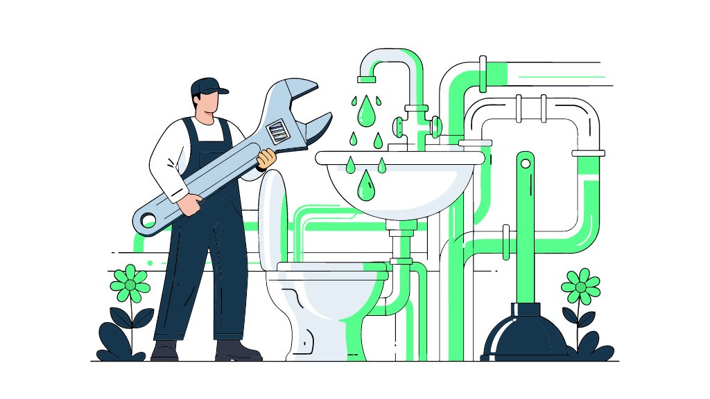 Development team building fast mobile-friendly website design for plumbers with proper structure and local SEO optimization