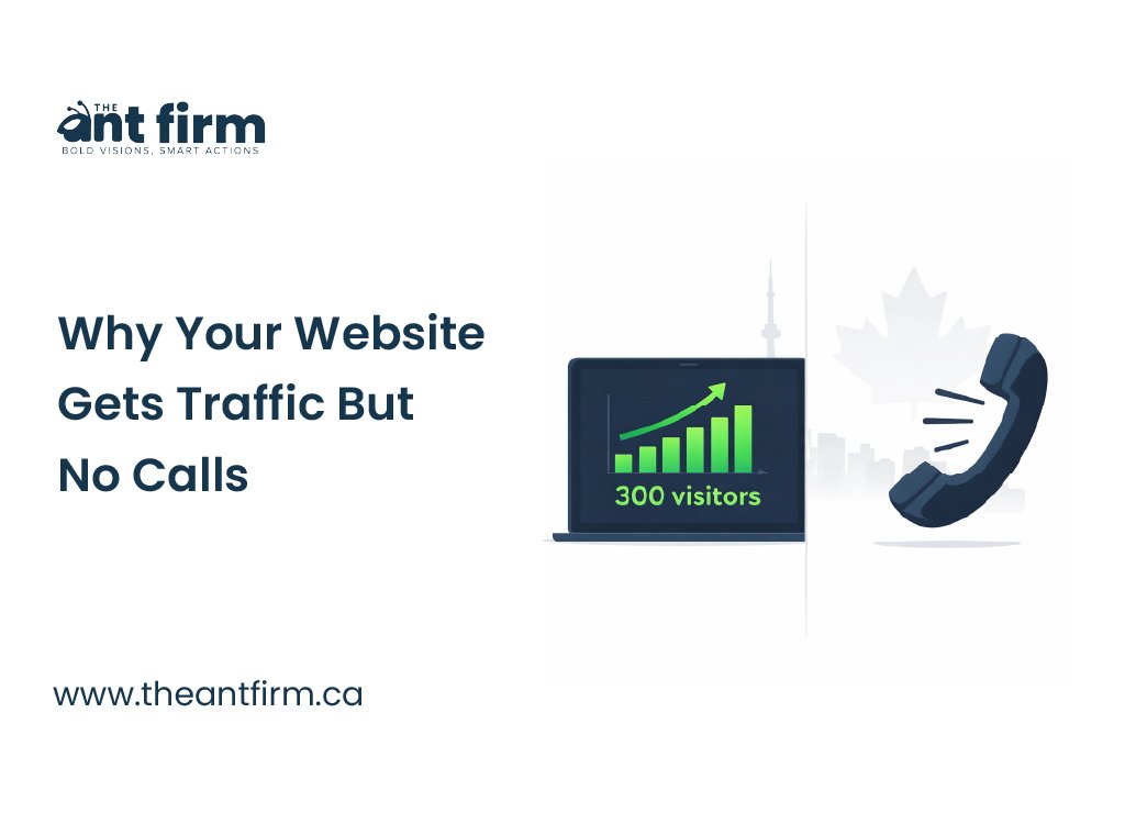 website not converting - The Ant Firm