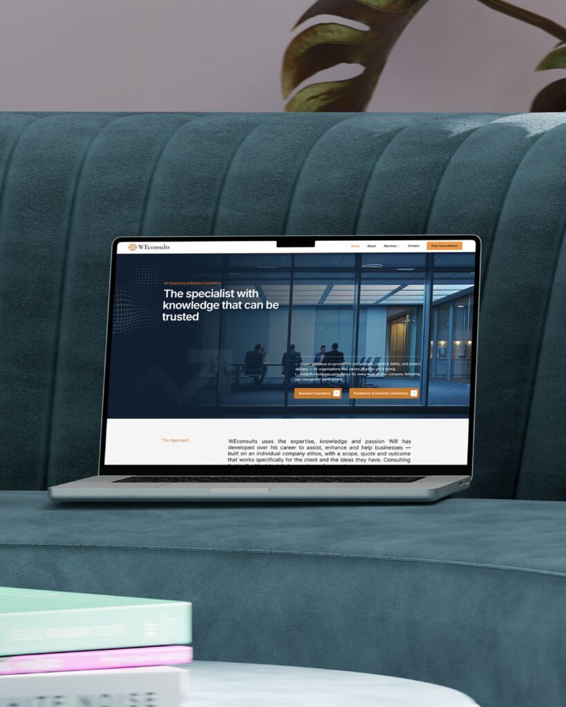 Weconsults Website Preview