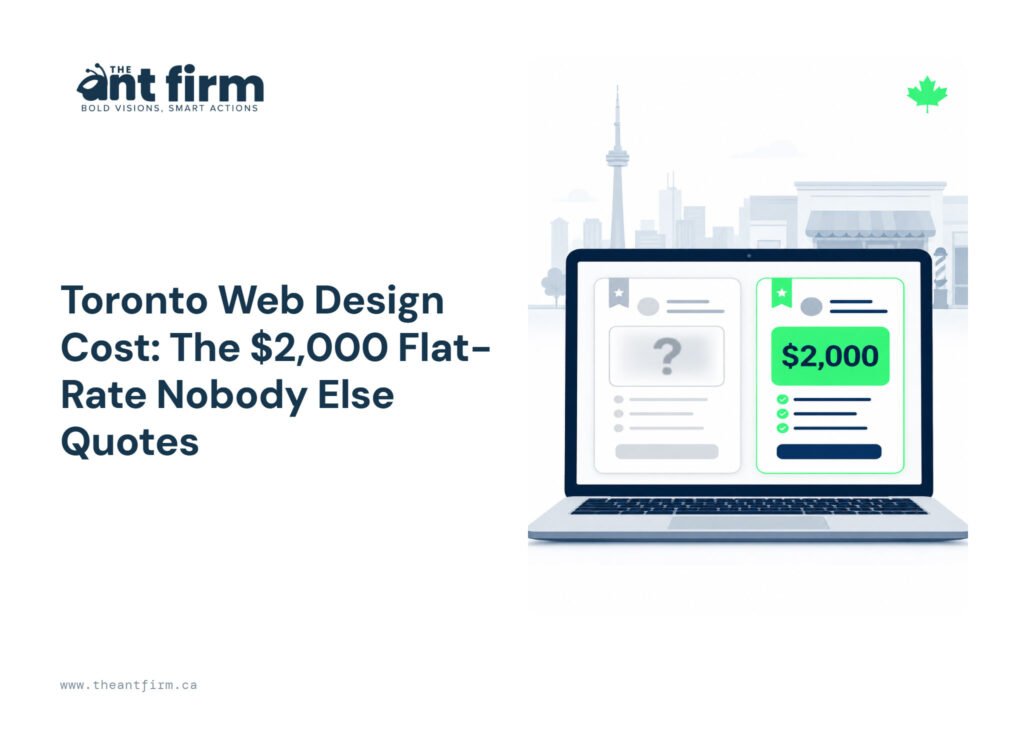 Toronto Web Design Cost - The Ant Firm