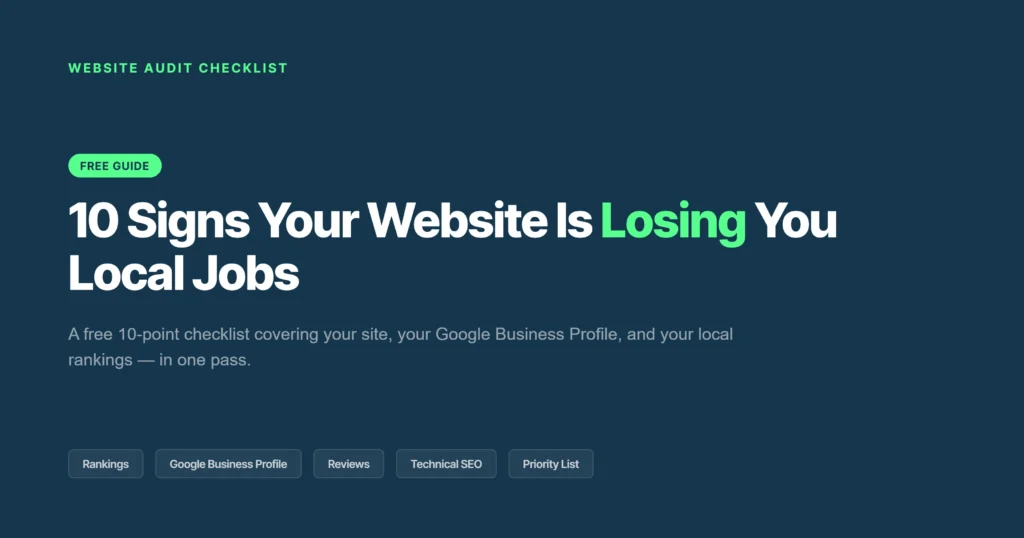 Website audit checklist guide for Toronto small businesses