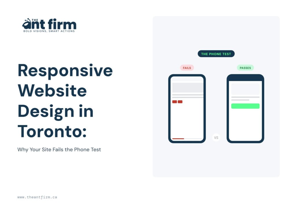 responsive website design toronto - The Ant Firm