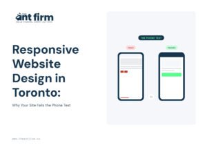 responsive website design toronto - The Ant Firm